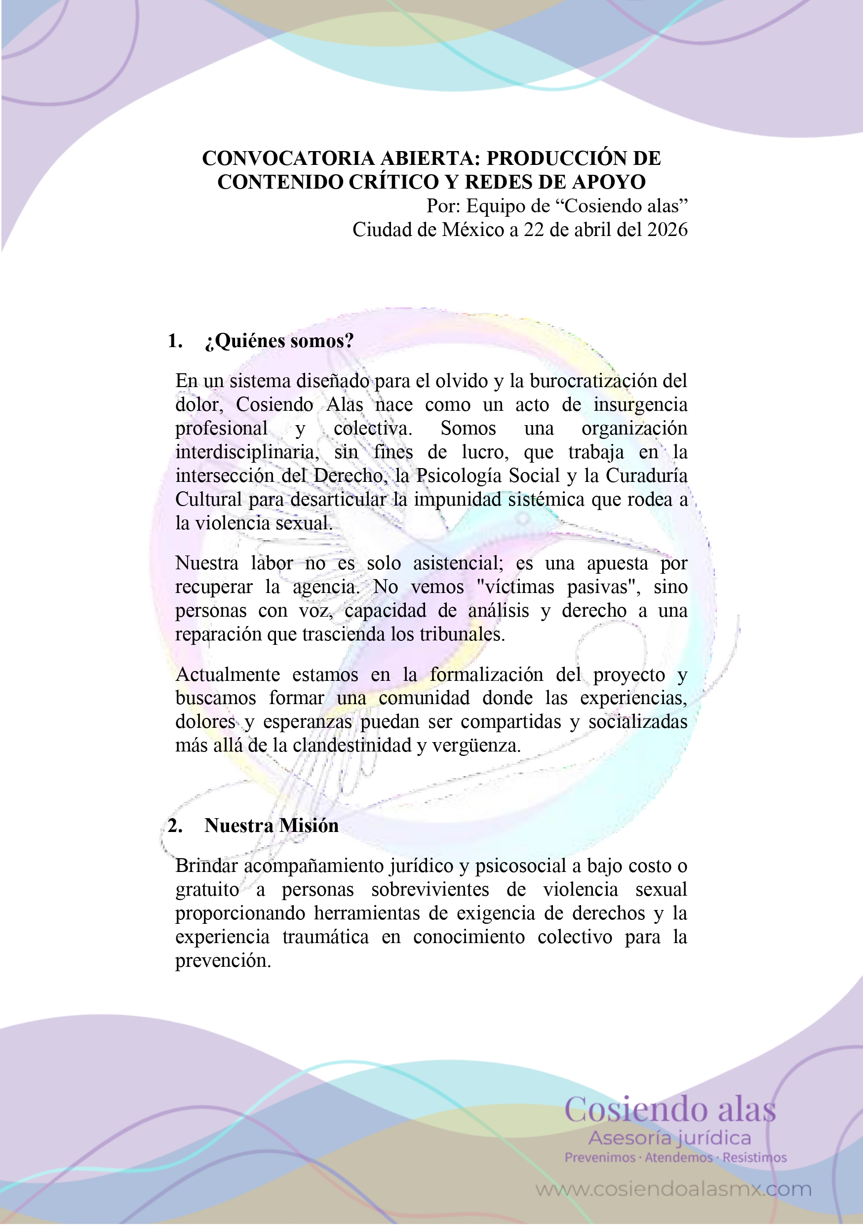 Convocatoria